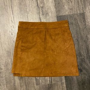 Brown Mini Skirt